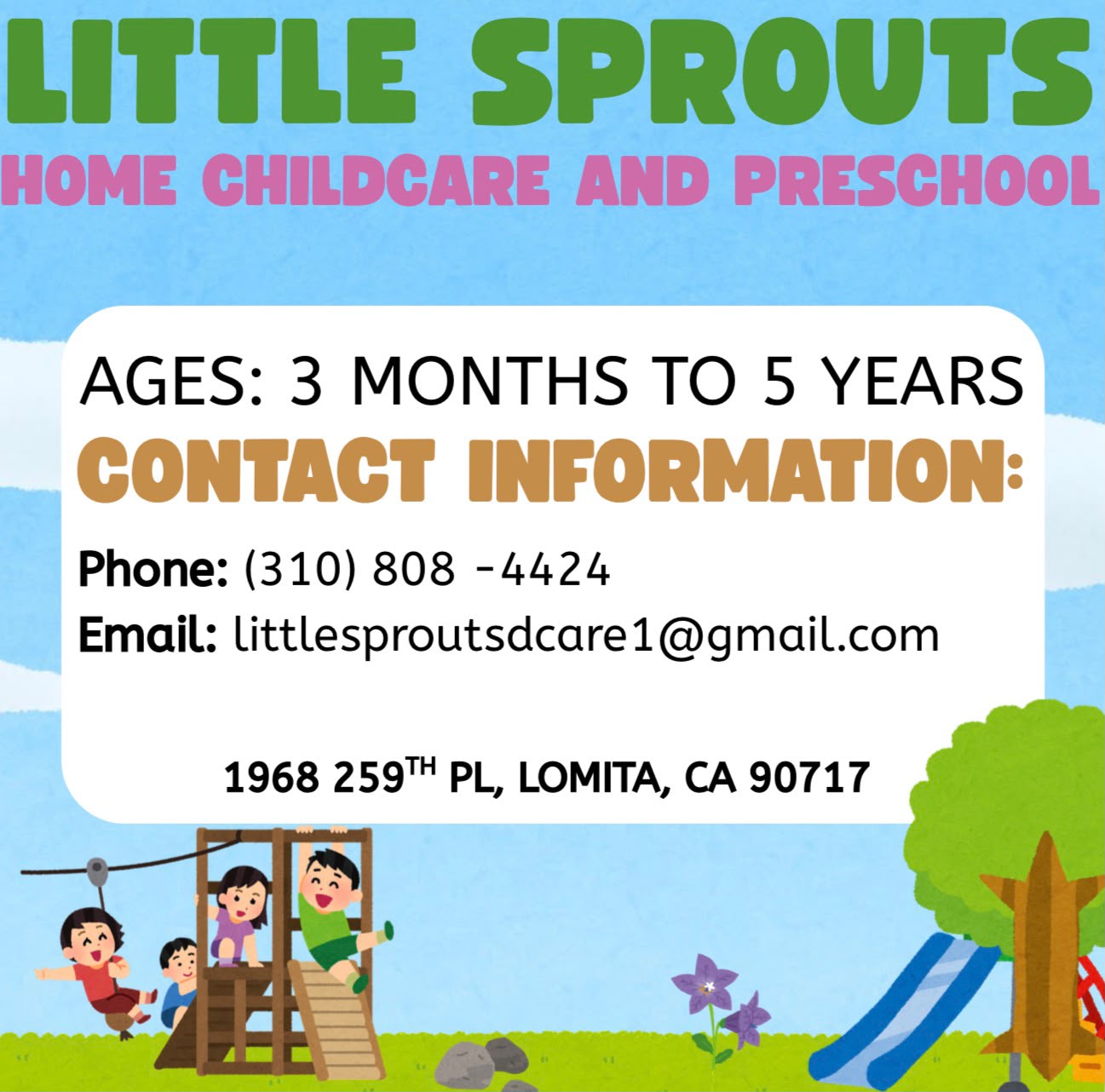 Childcare home environment